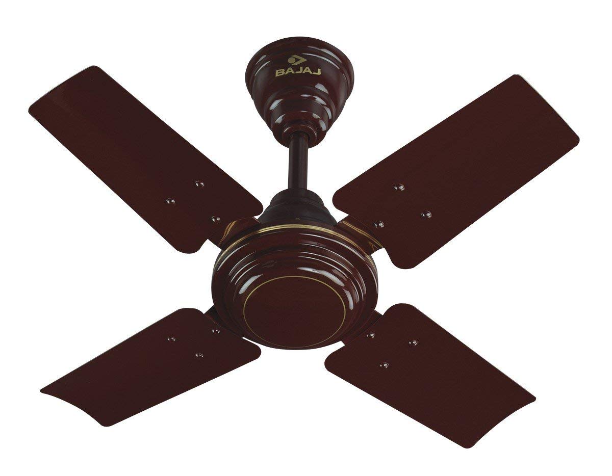 bajaj maxima brown ceiling fan 600 mm 24 inch pack of 4 fan amazon in home kitchen bajaj maxima brown ceiling fan 600 mm