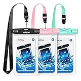 Mpow 024 Waterproof Case, Universal IPX8 Waterproof Phone Pouch Underwater Protective Dry Bag Compatible iPhone Xs Max/XS/XR/X/8/8P, Galaxy S9/S9P/, Google Pixel/HTC up to 6.5