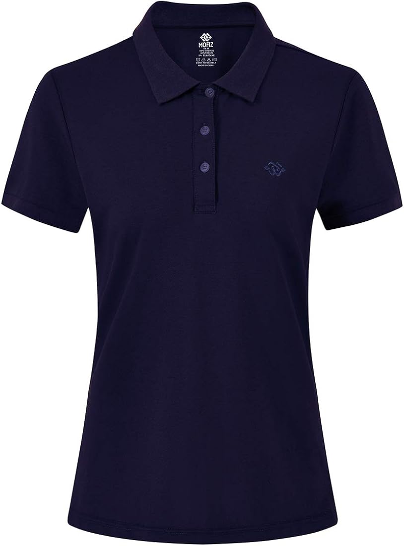 JINSHI Women’s Golf Shirts Short Sleeve Sports Polo Shirts Classic Casual Athletic Shirts Tee: Clothing
