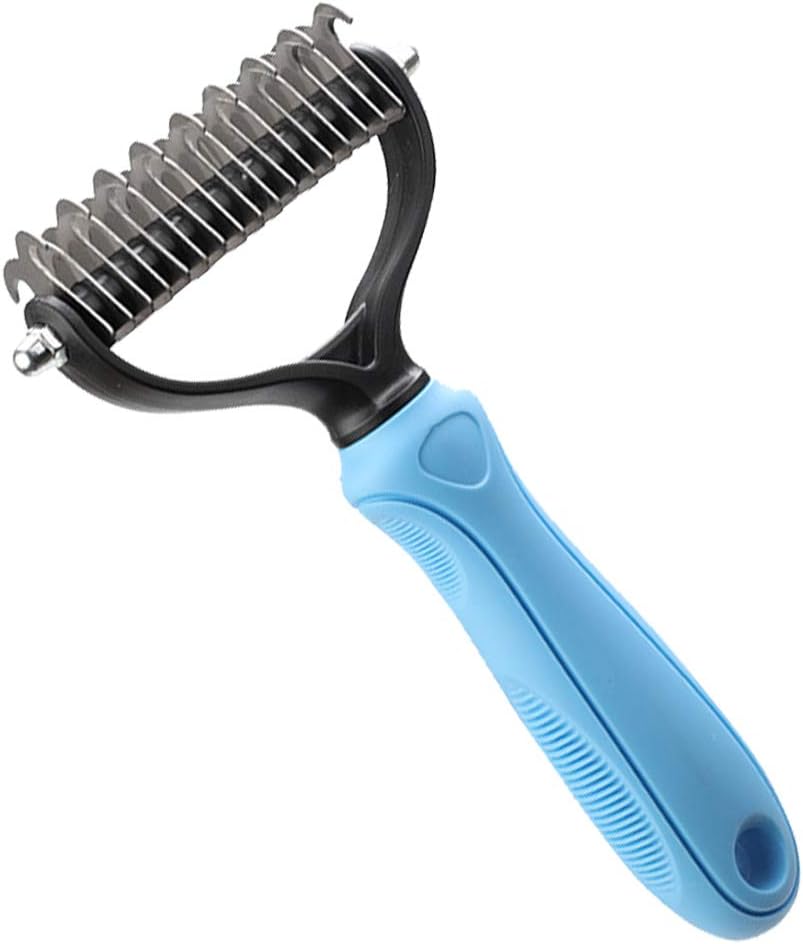 Dematting Comb with 2 Sided Professional Grooming Rake for
