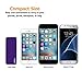 Koral Luma 3000 Portable Charger - Compact 3000mAh Power Bank (External Battery) for iPhone 7, iPhone 6, iPad , Kindle, Samsung Galaxy & More (Purple)