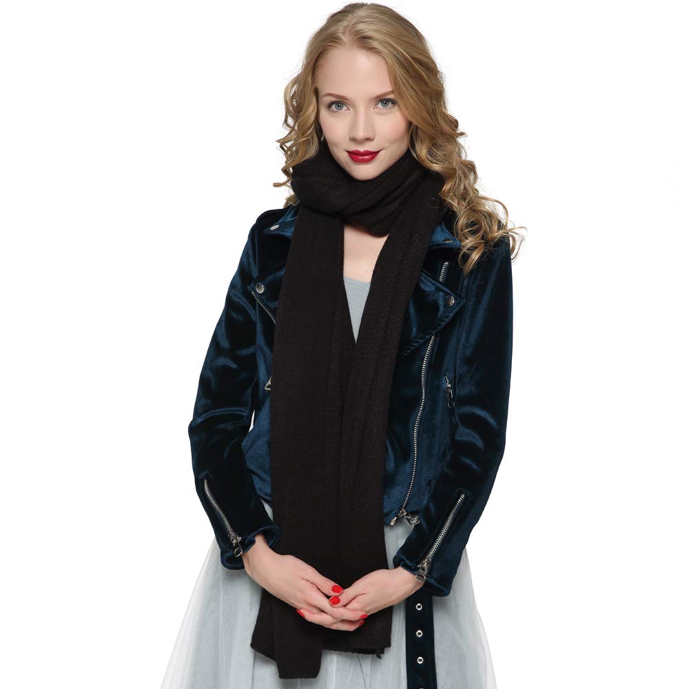 ZORJAR Women's Men Fashion Long Shawl Plush Knit Winter Warm Large Scarf ZORJAR Women's Men Fashion Long Shawl Plush Knit Winter Warm Large Scarf