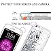 iPhone 6/6S/7/8 Case, Caka iPhone 6S Glitter Case [Tempered Glass Screen Protector] Bling Flowing Floating Luxury Glitter Sparkle TPU Bumper Liquid Case for iPhone 6/6S/7/8 (4.7