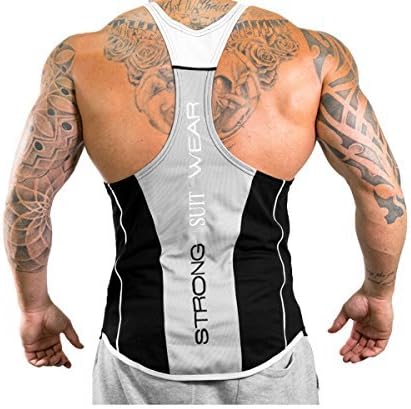 Vergiss Men's Dry Fit Y-Back Muscle Tank Top