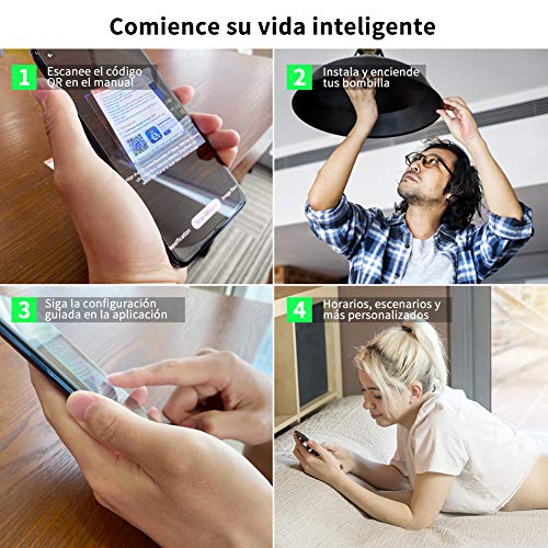 Bombilla-LED-Inteligente-WiFi-E14-Multicolor-RGB-LED-Luces-9W90W-Equivalente-900LM-Lampara-WiFi-Ahorro-de-Energia-Smart-Light-Bulb-Compatible-con-Alexa-Google-Home-Smart-Life-2Pcs