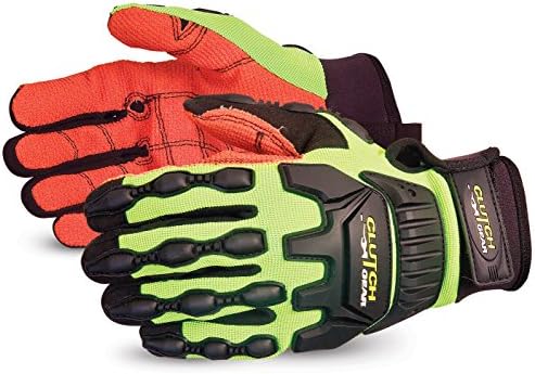 MXVSBA/L Clutch Gear Anti-Impact Oilfield Glove with Armortex Palms, Size Large