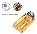 Gosin Apple Watch Stand, Aerb Bamboo Wood Charging Stand Bracket Docking Station Stock Cradle Holder for iPhone and Apple Watch iPhone 7
