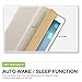 ESR Yippee Smart Case for The iPad Air 2, Smart Case Cover [Synthetic Leather] Translucent Frosted Back Magnetic Cover with Auto Sleep/Wake Function [Light Weight] (Champagne)