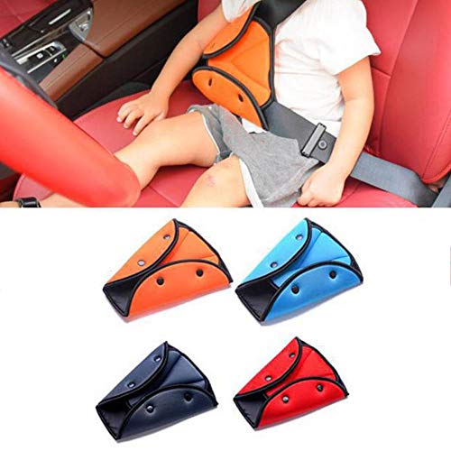 Aolvo Kids Seatbelt Adjuster Universal Kids Seatbelt Cover for Jeep BMW - Car Safety Seatbelt Adjuster Protector Clip Triangle Positioner for Short People, Perfect for Car Motors Truck Bus Vehicle - Thumbnail 7
