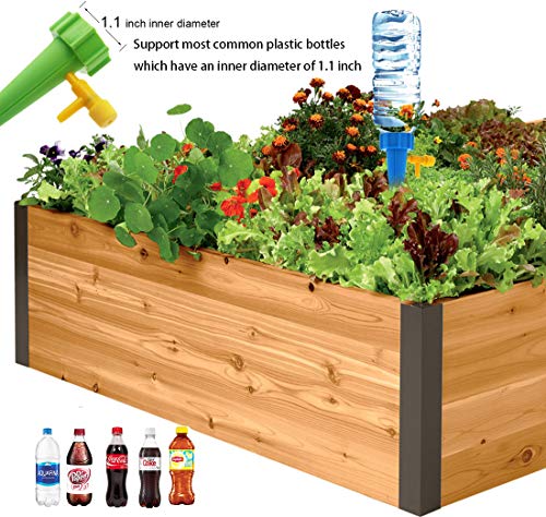 12 Pack Plant Waterer Self Watering Devices with Water Droplet Speed Control Valve Vacation Self Irrigation Watering System Automatic Watering Plants on Vacation