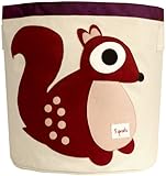 3 Sprouts Storage Bin, Squirrel