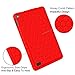 Fintie Silicone Case for Fire 7 2015 - [Honey Comb Series] Light Weight [Anti Slip] Shock Proof Protective Cover [Kids Friendly] for Amazon Fire 7 Tablet (Fire 7