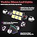 Yorkim 7440 Led Bulb, 7443 Led Bulbs, 7440 LED for Reverse Light, Back Up Light, Brake Light, T20 W21W Ultra Bright 5730 33SMD - Pack of 2, White