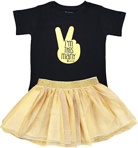 2nd Birthday Outfit by Fayfaire Boutique Second Birthday Im This Many 2T