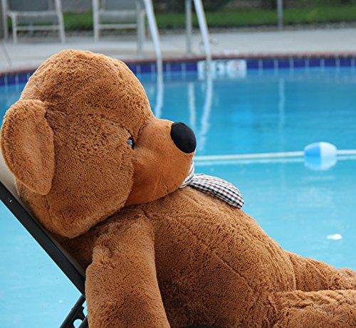 Joyfay 78" Giant Teddy Bear Dark Brown Valentine's Gift