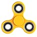 T-Tek Hand Spinner Fidget Helps Focus with Case Package (Yellow Black)