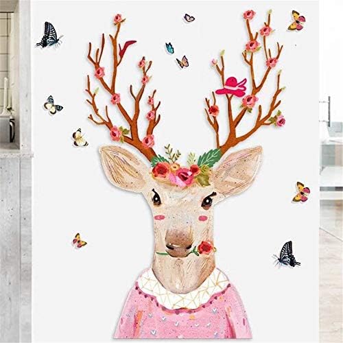DERUN TRADING Wall Stickers & Murals Home Décor Home Décor Accents for Living Room Flower Wall Decals Home Improvement Paint Wall Treatments Wall Decals Murals Decor Vinyl Removable Mural Paper
