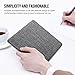 Ayotu Fabric Case for Kindle Oasis(9th Gen, 2017 Release) Thinnest and Lightest,Durable Soft Fabric Cover with Auto Wake/Sleep Function,(Not Fit All-New Kindle Oasis 10th Gen, 2019),KO2 The Gray