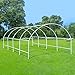 Quictent 2 Doors 20 Stakes Heavy Duty 19.7 x 10 x 6.6 ft Portable Greenhouse Large Walk-in Green Garden Hot House 8 Vents + 2 Doors Flow-Through Ventilation