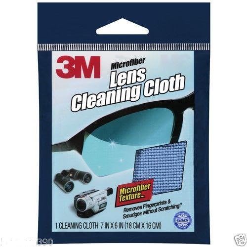 LOT (2) 3 M MICROFIBER LENS CLEANING CLOTHS 9021-CS