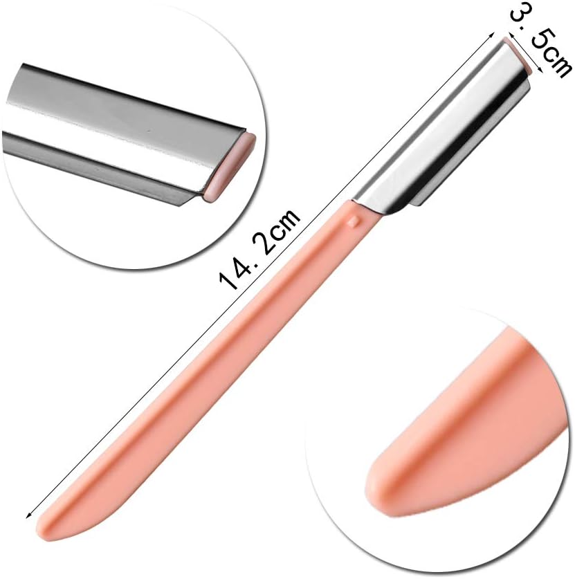 4 Pcs Eyebrow Razors Shaper Shavers, Face Razors for Women and Men Facial Hair Removers Trimmer Shaving Grooming Dermaplanning Tool - Image 4