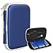 BIRUGEAR Hard Shell Carrying Case for Toshiba Canvio 3.0 Portable Hard Drive/ Automatic Backup Portable Hard Drive / Canvio Basics 3.0 / Canvio Slim / Canvio Connect II -blue