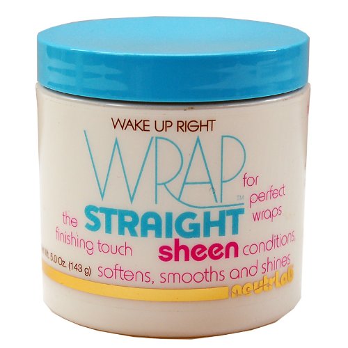Wake Up Right Wrap Straight Sheen 5oz (New Black N Sassy Finishing Wrap Sheen)