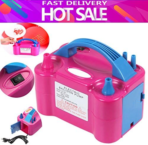 TONGROU High Power Electric Balloon Pump Two Nozzles Inflator Air Blower 110V 220V 600W