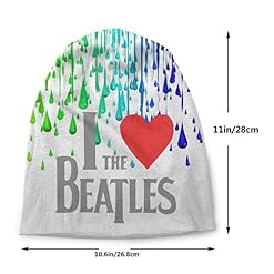 Homme Femme I Love The Beatles Logo Skull Cap – Casquette de Baseball Hat Beanie Chapeau pour Femme Hommes - Les Beatles, Paul McCartney, John Lennon, RIngo Starr, George Harrison Homme Femme I Love The Beatles Logo Skull Cap - Casquette de Baseball Hat Beanie Chapeau pour Femme Hommes – Image 2