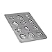 Sweet Creations 12-Cup Nonstick Holiday Cookie Sheet, Gray