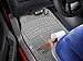 Zone Tech All Weather Rubber Semi Pattern Car Interior Floor Mats – 4-Piece Set Gray Heavy Duty Car Interior Floor Mats