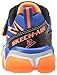 Skechers Kids Boys Skech Air 3.0 Rupture Sneaker (Little Kid/Big Kid), Black/Blue/Orange, 1.5 M US Little Kid