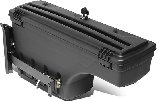 Amazon Com Dna Motoring Ztl Y 0124 Right Side Truck Bed Wheel Well Tool Box Storage Case Black Automotive