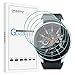 Orzero (4 Pack) Smartwatch Screen Protector Compatible for Samsung Galaxy Watch 6 Classic 43mm, Galaxy Watch 46mm (2018), Gear S3 Frontier Tempered Glass 2.5D Arc Edges HD Anti-Scratch Bubble-Free