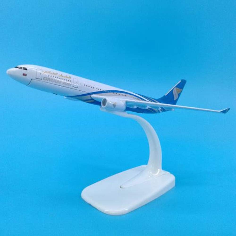 FJCY 16Cm Oman Air A330 Airplane Model Static Solid A330 Metal Aircraft Model Gift Decoration Collection Aviation Airbus Model 1:400