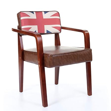 Dining Chair Simple With Arms Open Back Armchairs Ergonomic For