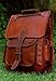 The Leather Bags Vintage Bag Leather Handmade Vintage Style Backpack/College Bag