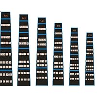 FineFun Violin Finger Guide/Fingerboard Sticker Fret guide Label Finger Chart For Size 4/4,3/4,2/1,4/1,8/1,10/1 (3/4)