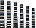 FineFun Violin Finger Guide/Fingerboard Sticker Fret guide Label Finger Chart For Size 4/4,3/4,2/1,4/1,8/1,10/1 (1/4)