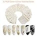 AIFAIFA 76 PCS Nail Stickers, Golden Silver Nail Art Water Transfer Decals, Metallic Nail Stickers Butterfly Lace Flower Dream Catcher Feather Nail Decorations with a Tweezer