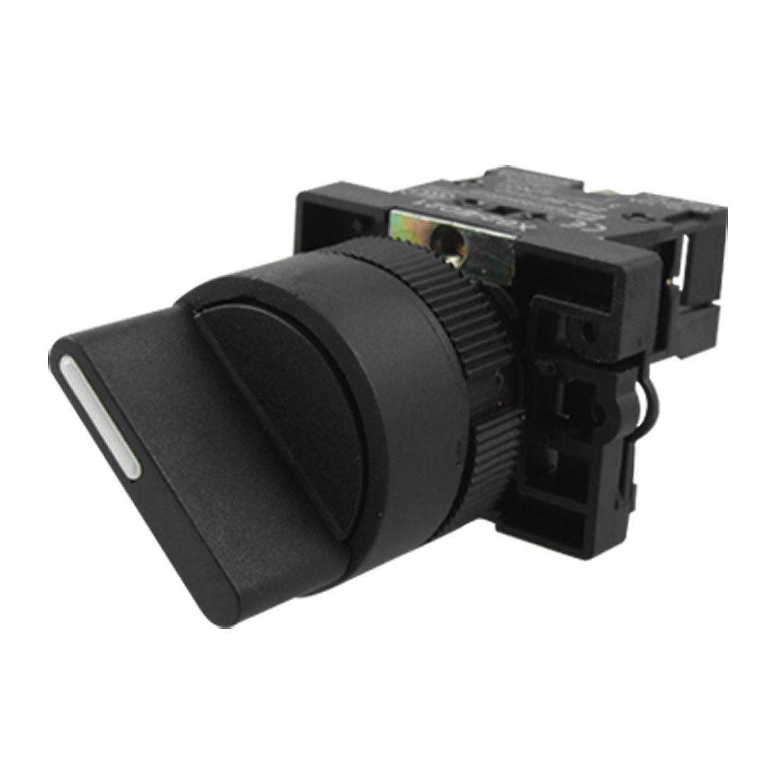 Sourcingmap On/Off Two 2 Position Rotary Select Selector Switch 1 NO 10A 600V AC XB2-ED21