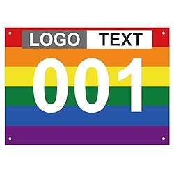 Muka 100 PCS Customized Running Bibs Race