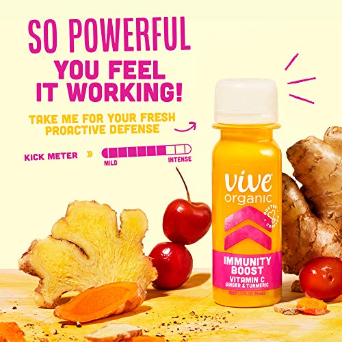 Vive Organic Immunity Boost Vitamin C, Ginger & Turmeric Shot (2oz bottle) Pricepulse