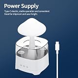 Diffuserlove Cloud Humidifier 450ML Rain Sounds Remote Mushroom Light view 8
