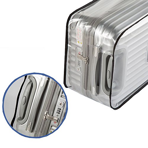 PVC Luggage Protector Cover Clear Suitcase Cover Protector Fit Most 20