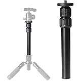 Tripod Center Column Extension Camera Mount Extender Telescopic Rod 3 Section Pole for Monopod DSLR Photo Studio Outdoor Macr