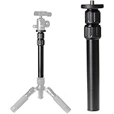 Tripod Center Column Extension Camera Mount Extender Telescopic Rod 3 Section Pole for Monopod DSLR Photo Studio Outdoor Macr