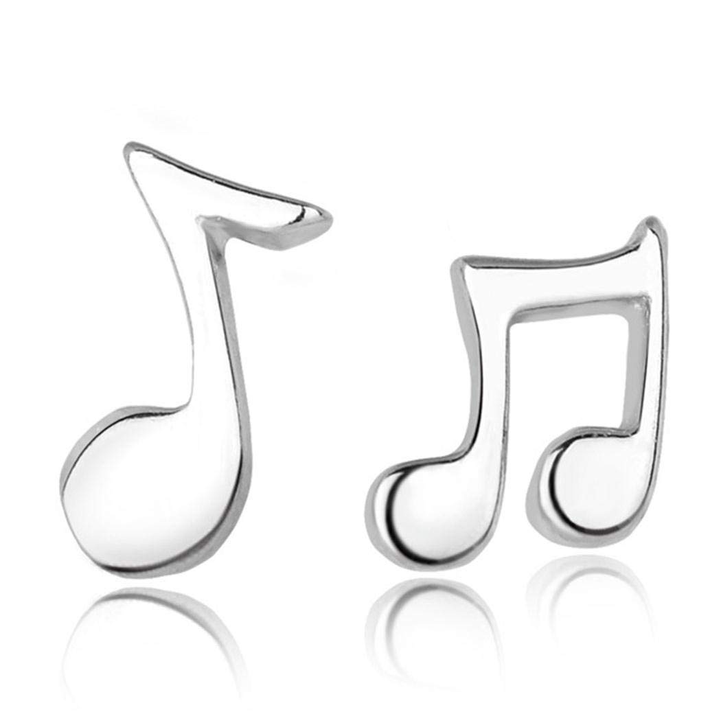 Chandler 2019 Music Note Earring Jewelry Hypoallergenic Ear Lovely Notes Fashion Earrings for Girls Women Gift