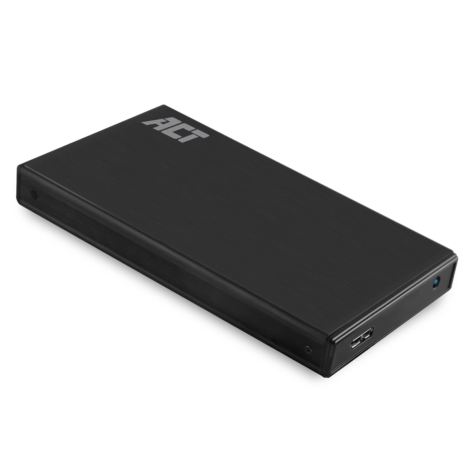 ACT Aluminium Hard Drive Enclosure for 2.5" SATA HDD/SSD 9.5 mm Height, 2 5 Inch SSD Enclosure USB 3.0, Support UASP - AC1200