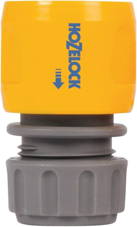Hozelock 2166P9000 Hose End Connector 12.5mm 15mm Grey
